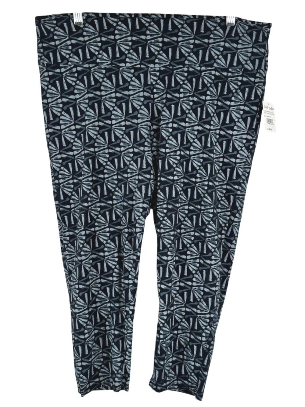 Fresh Produce Tidepool Geo Oceanside Capri Pants XL Printed Stretch NWT PT-2857